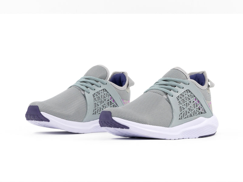 Tenis Moca 328 Plata Morado Lila