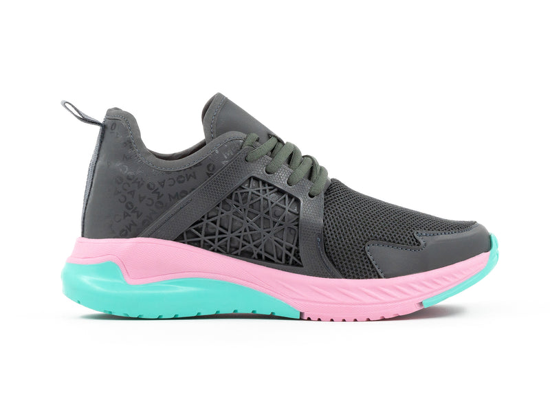 Tenis Moca 036 Oxford Rosa Aqua