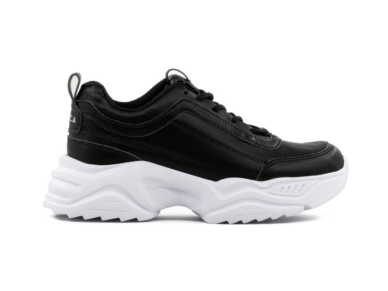 Paq 6 Pares Tenis 741 Negro Blanco 22/25.5