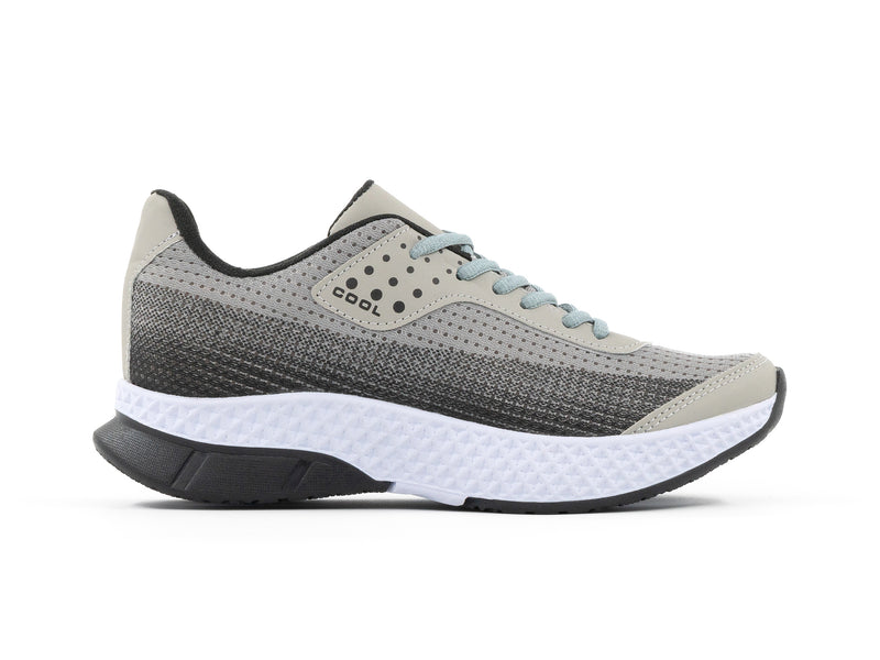 Tenis Moca 013 Plata Negro